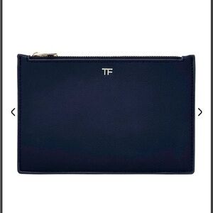 NWOT Tom Ford Black Zipper Pouch